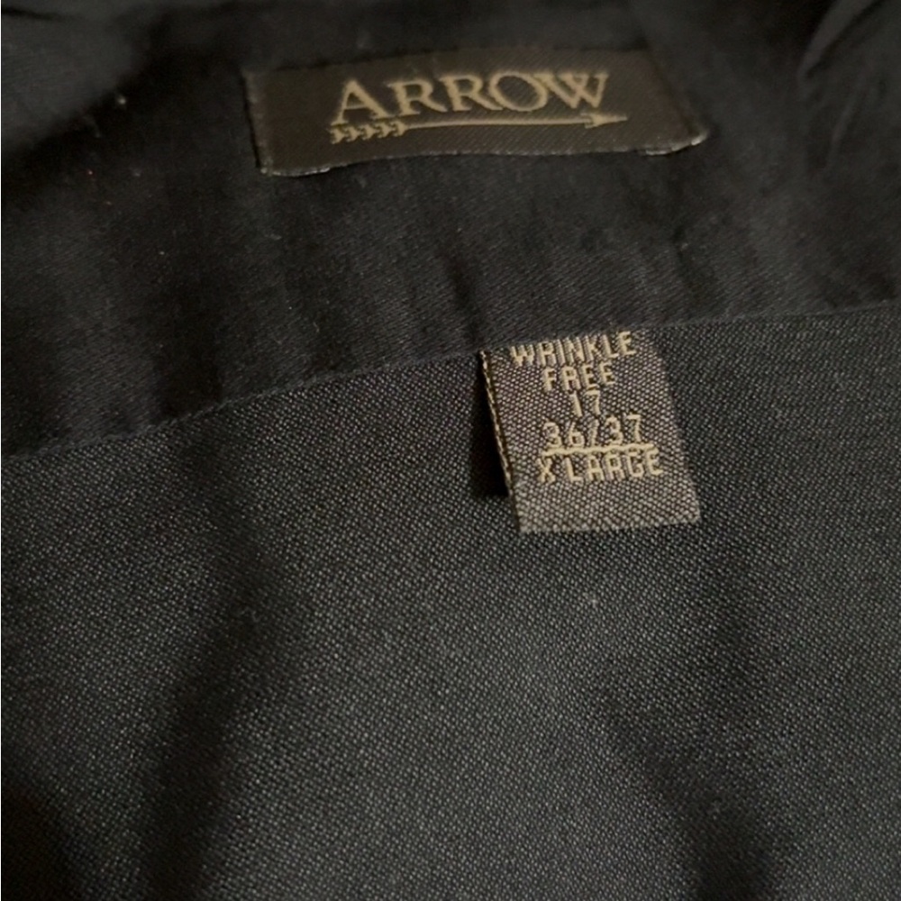 Arrow Classic Black Dress Shirt